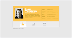 Desktop Screenshot of fossevermeulen.nl